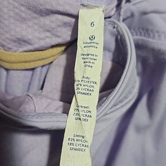 Lululemon Purple Lavender Spaghetti String Top Size 6 - Picture 4 of 7